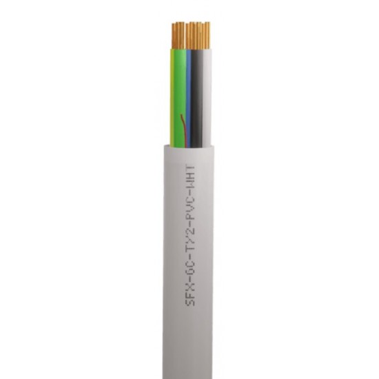 6 CORE ALARM CABLE UNSCREENED 100MTRS