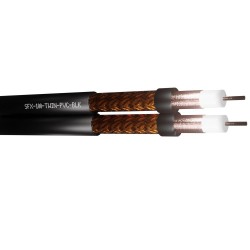 SFX 100 Coaxial Twin Premium Black PVC