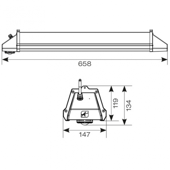 Ansell AZPLLED/1/OCTO Linear High Bay