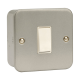 Click CL011 Switch 1G 2W & Box 10A Mclad