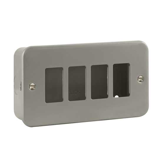 Click CL20404 Frontplate & Back Box 4G