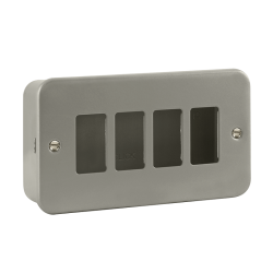 Click CL20404B Frontplate & Back Box 4G