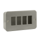 Click CL20404B Frontplate & Back Box 4G