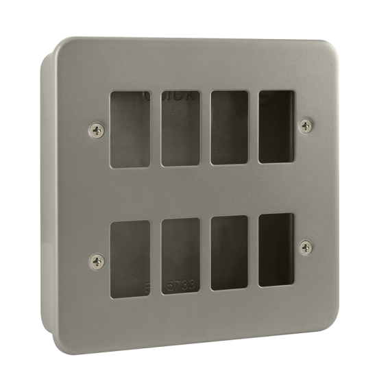 Click CL20508B Frontplate & Back Box 8G