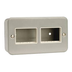 Click CL406 Frontplate 2G 6Aperature