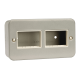 Click CL406 Frontplate 2G 6Aperature