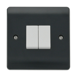 Click CMA012AG Plateswitch 2G 2Way 10A