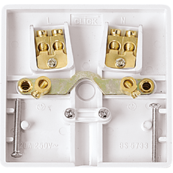 Click CMA017 Conn Unit+F/O 20A Whi