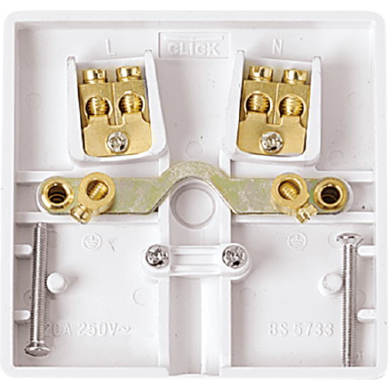 Click CMA017 Conn Unit+F/O 20A Whi