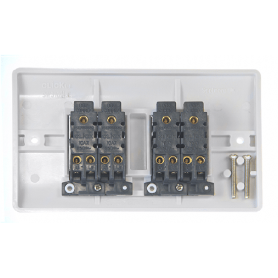 Click CMA019 Plateswitch 4G 2W 10A Whi