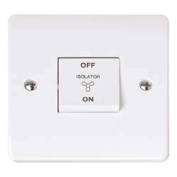 Click CMA020 Switch Fan Isolator10A Whi
