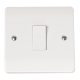 Click CMA025 Plateswitch 1G Int 10A Whi