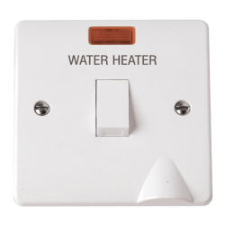 Click CMA046 Switch Wt/Htr Neon FO 20A