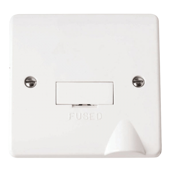 Click CMA049 Conn Unit Fused & FO 3A Whi