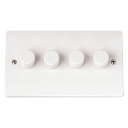 Click CMA148 Dimmer Switch 4x250Va Whi