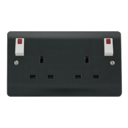 Click CMA1840AG Socket 1G DP Swd 13A