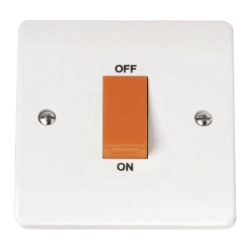 Click CMA200 Cooker Switch 1G 45A Whi