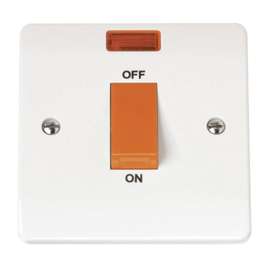 Click CMA201 Cooker Switch 1G Neon 45A