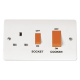 Click CMA204 CCU & 13A Socket 45A Whi