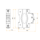 Click CU1MCB32C MCB SP C Curve 32A 6kA