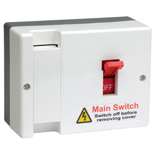 Click DB750 Switch Fused Main 100A