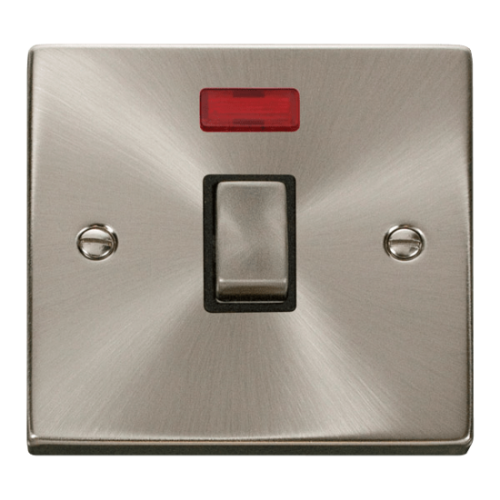 Click VPSC723BK Ingot Switch+Neon DP 20A