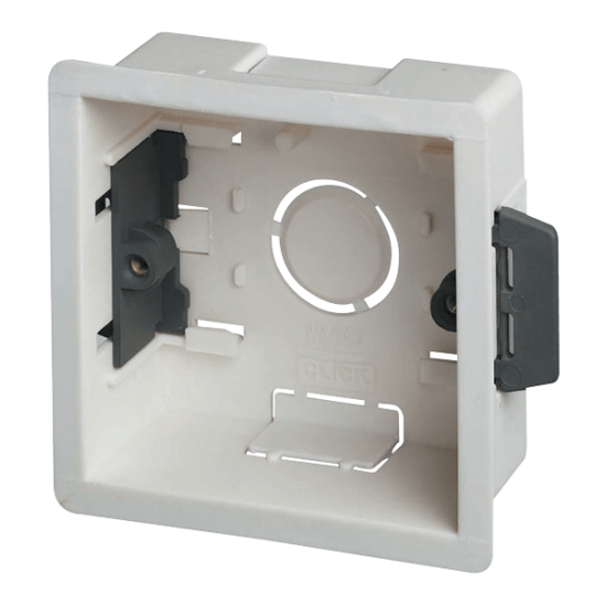 Click WA087P Box 1Gang Dry Lining 35mm