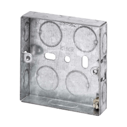 Click WA092 Box 1Gang 16mm Galv