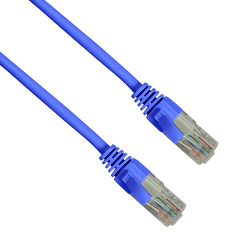 Cntx Patch Cord Cat6 UTP Booted 0.5m Blu