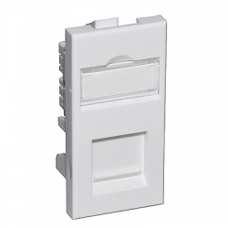 Cntx Module Cat6 UTP 50x25mm White