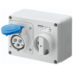Gewiss GW66004 Socket 16A 220V 2P+E