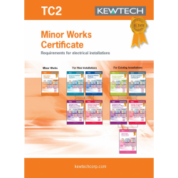 KEWTECH TC2 Certificate Pad A4x40 Sheets