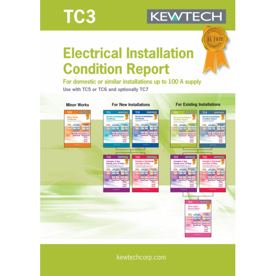 KEWTECH TC3 Report Pad A4x40 Sheets