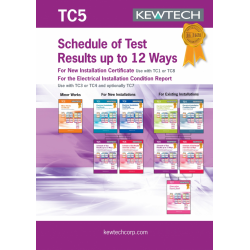 KEWTECH TC5 Test Schedule Pad A4x80Sheet