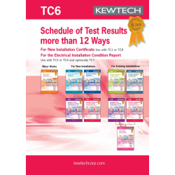 KEWTECH TC6 Test Schedule Pad A4x80Sheet