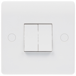 Niglon NSP622 Switch 2G 2 Way 10AX White