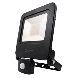 Ovia OV10150BKCWPIR Floodlight 50W Blk