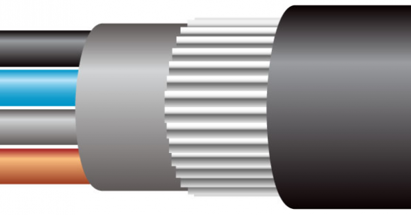 SWA 16.0mm 4 Core PVC